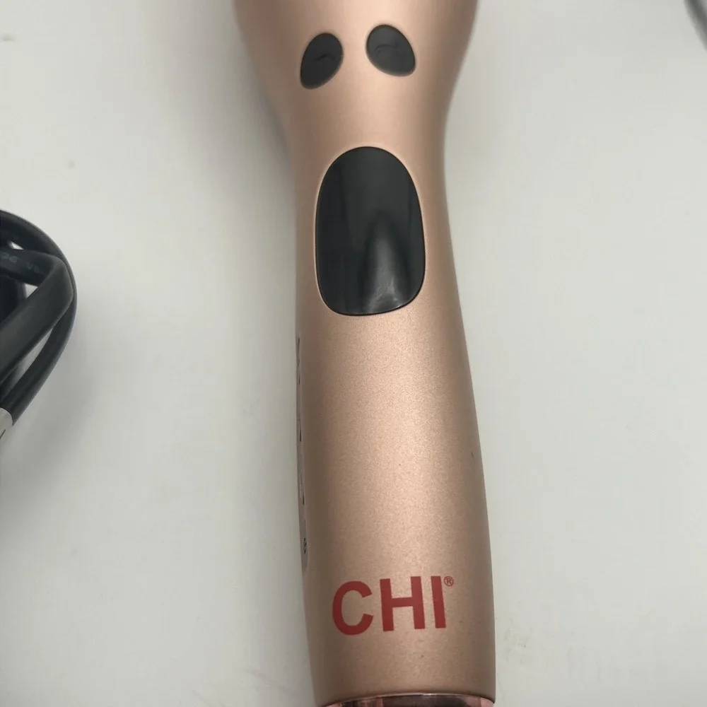 CHI CA2348 Rose Gold Spin N Curl Corded Electric Ceramic Rotating Hair Curler